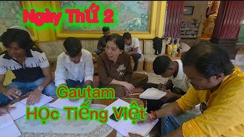 1 tháng 7 Ngày Thứ 2 Gautam Đi Học Tiếng Việt..#thayminhtue #suminhtue #mỵvlog 7, 2025