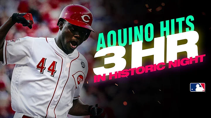 Reds rookie Aristides Aquino GOES OFF for 3 home r...