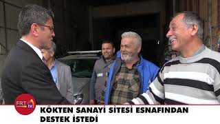 Kökten Sanayi Sitesi Esnafından Destek İstedi