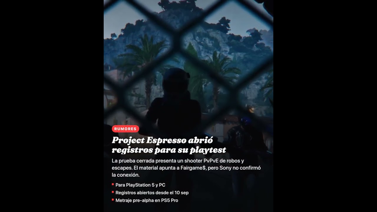 Project Espresso abrió registros para su playtest