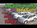 Обвал цен. Внедорожники от 2000 до 3000 евро. Новые машины на авторынке.