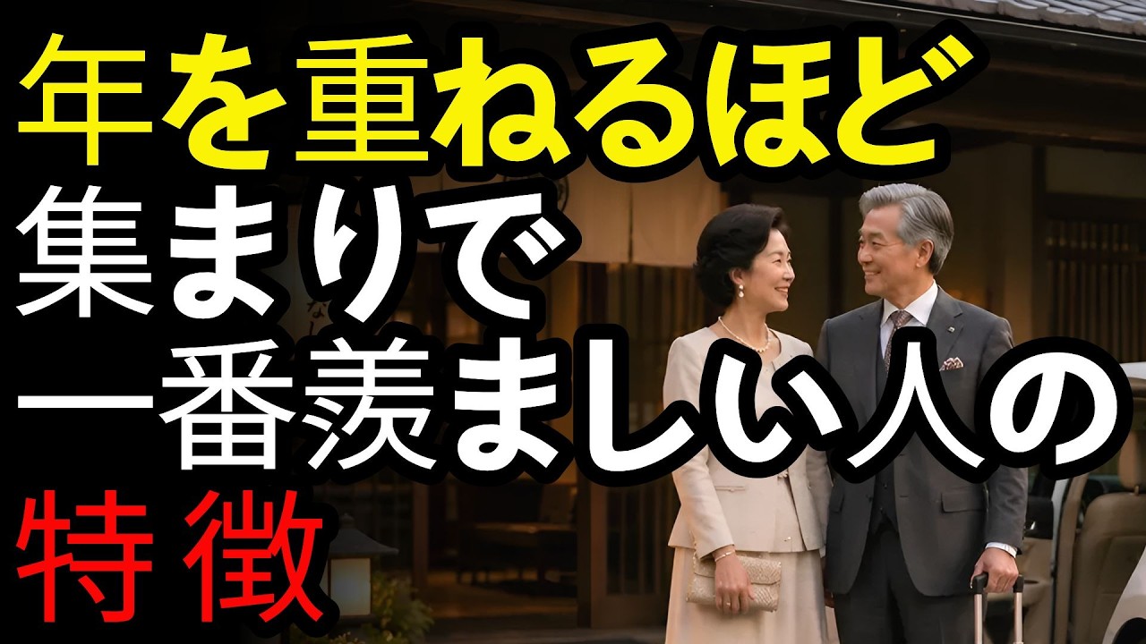 年を重ねるほど 集まりで特別扱いされ 自然と品格が漂う人の 5つの特徴 |人生の名言|生きる知恵|人間関係|オーディオブック|シニアの話|人生の名言