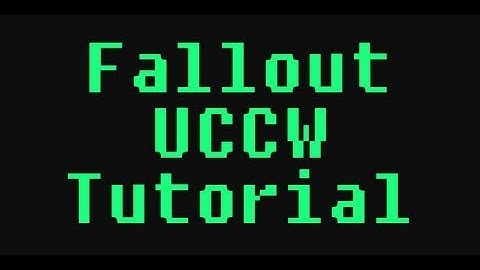 Fallout PipBoy UCCW Tutorial