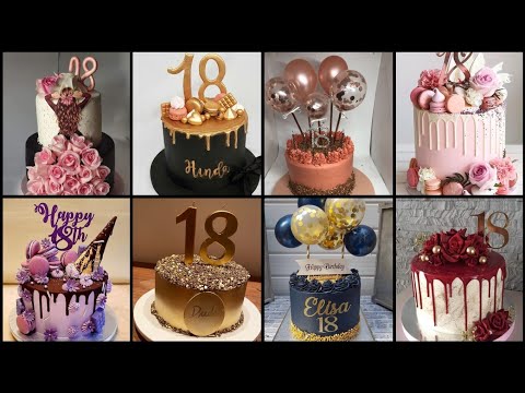Trending 18th Birthday Cake Design ideas 2023 || Most Beautiful Selected 18th Birthday Cakes