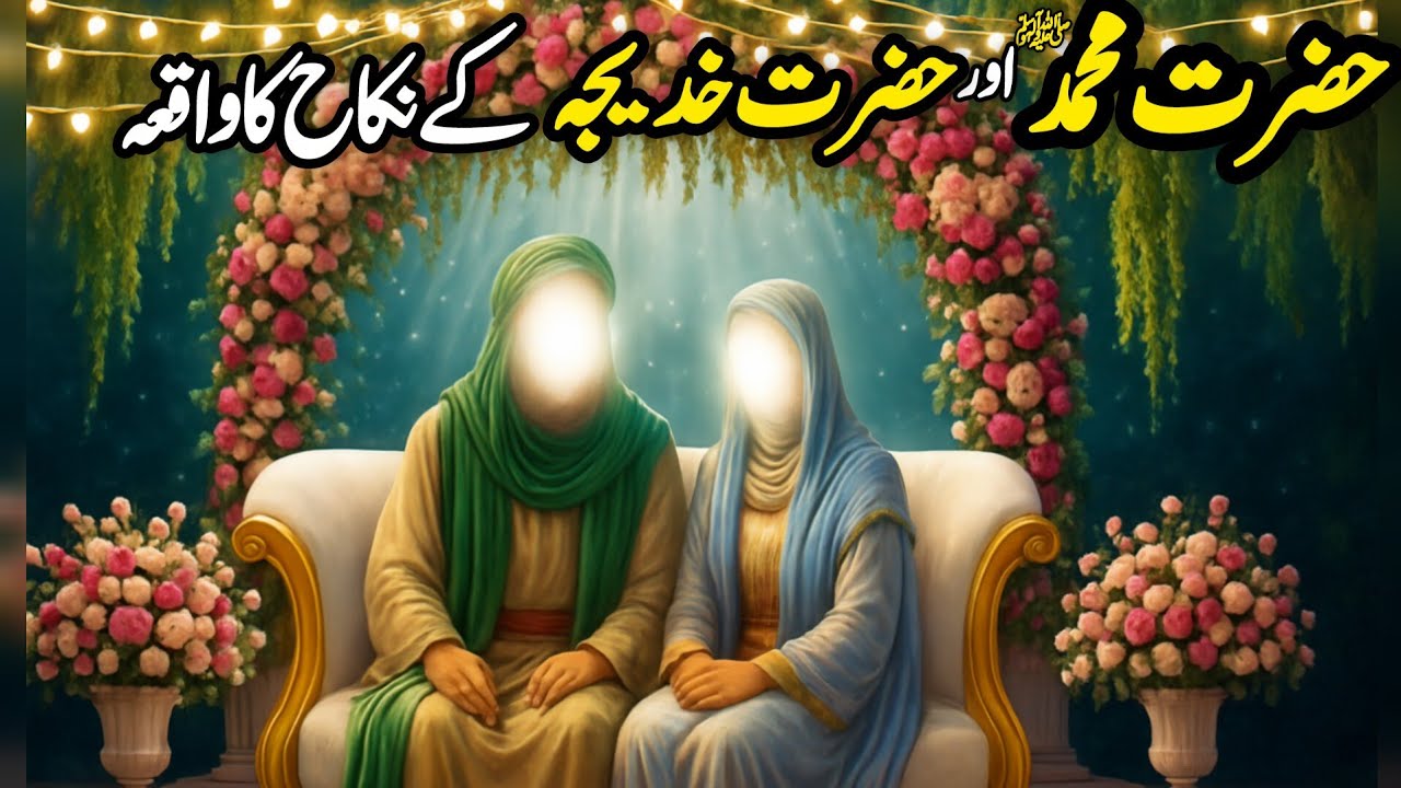 Waqia Hazrat Muhammad ﷺ  aur Hazrat Khadija ky Nikah ka|Islamic History 