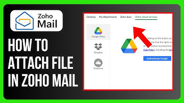 How to Attach File in Zoho Mail
