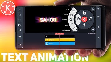 how to make light text animation in kinemaster | text animation ideas | KineMaster Tutorial | Part-1