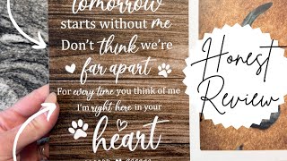 Pet Memorial Frame Review