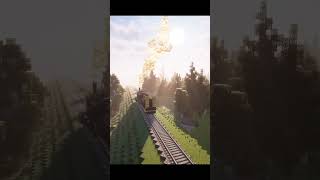 Back to the Future Train in MINECRAFT 🚂 #createmod