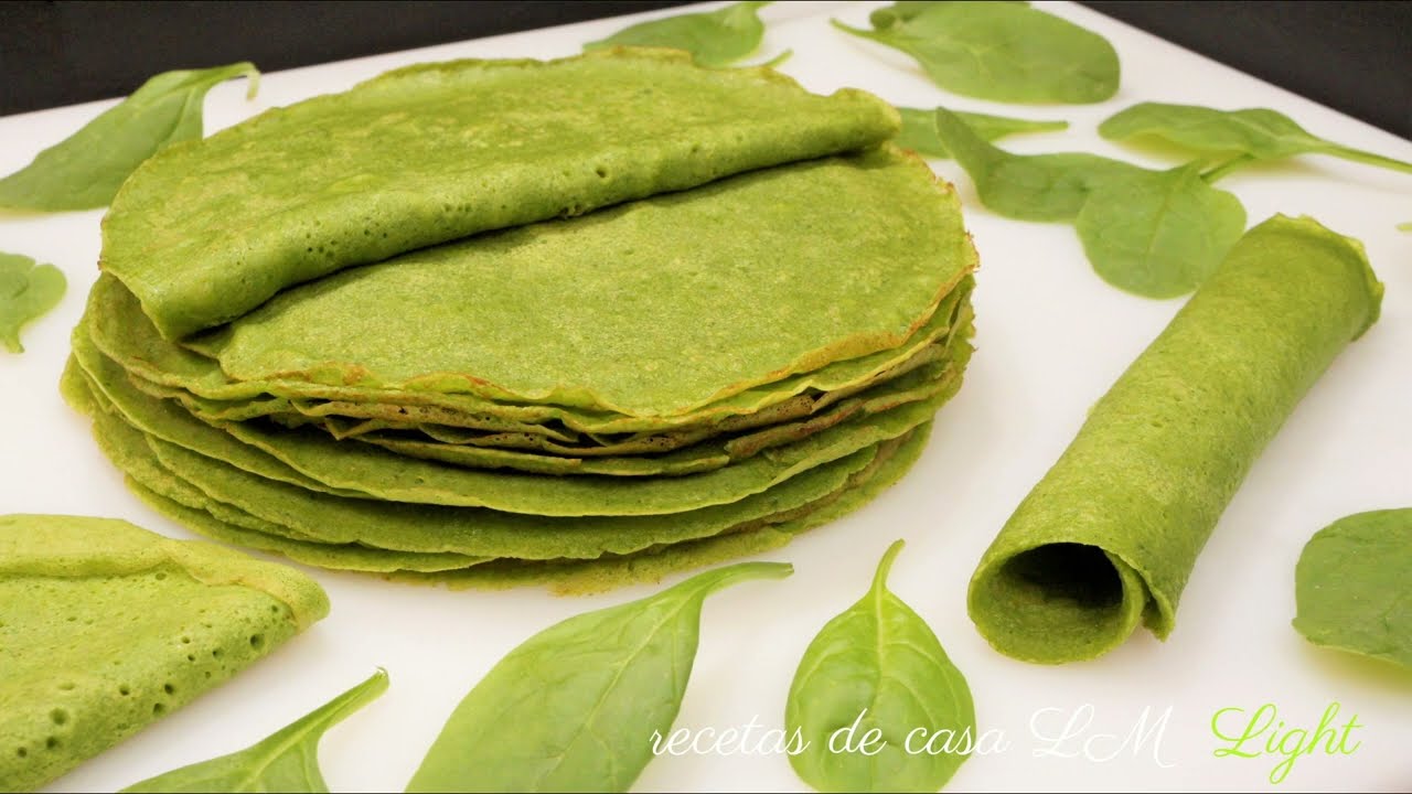 Crepes de Espinacas  ¡La Receta Perfecta Para Disfrutar con la Familia