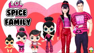spice family diy custom fun craft with barbie and ken lol families cupcake kids club