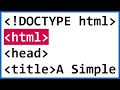 HTML Introduction: How to Code a Simple Web Page