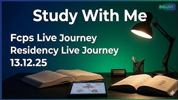 🎥 Study with Me | Live Study Session 1 | FCPS Part 1 | MS | Topic:  Oral Patho | 13.12.25