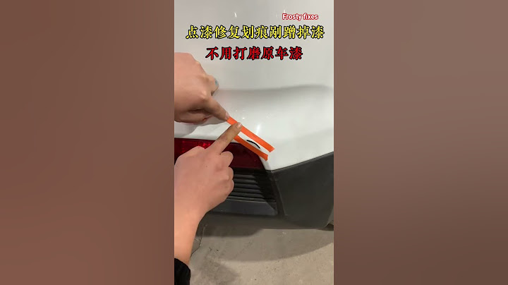Auto Scratch Repair with Custom Spot Paint. #shorts