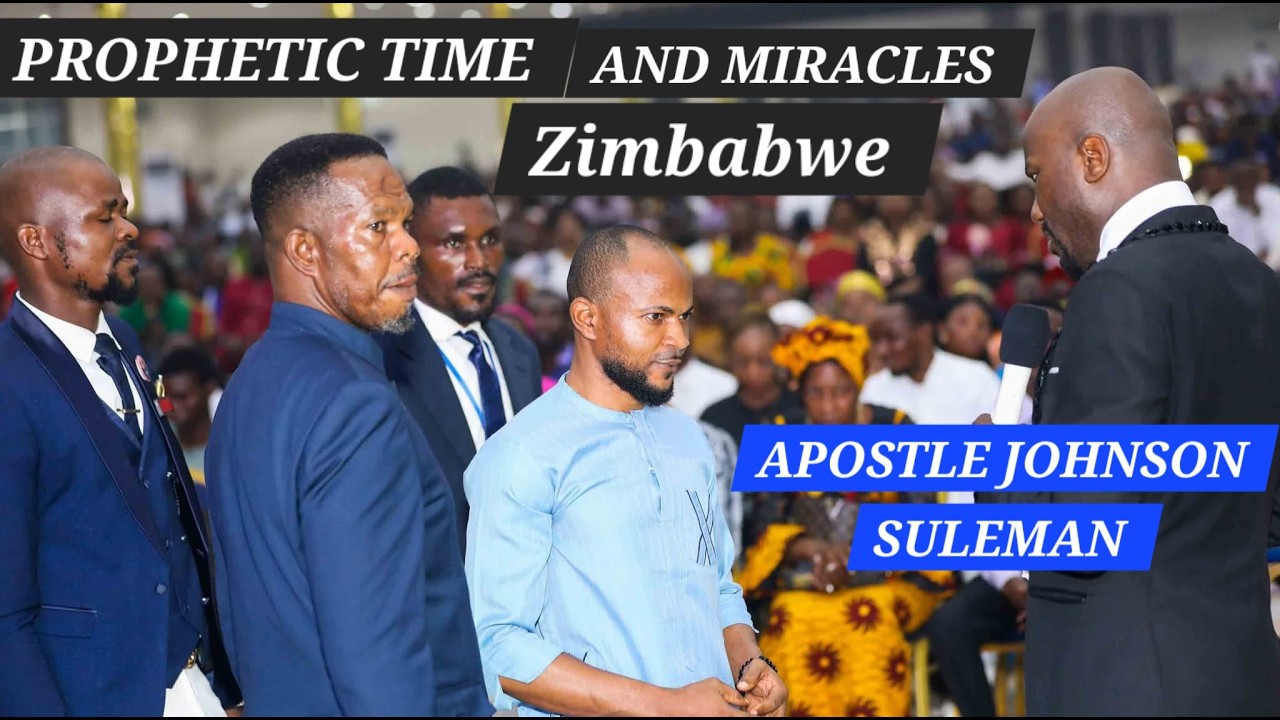 ПРОРОЧЕСКОЕ ВРЕМЯ И ЧУДЕСА (Зимбабве) АПОСТОЛ ДЖОНСОН СУЛЕМАН