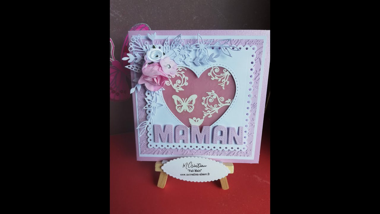 Tuto scrap - Carte Fête des Mères 😀