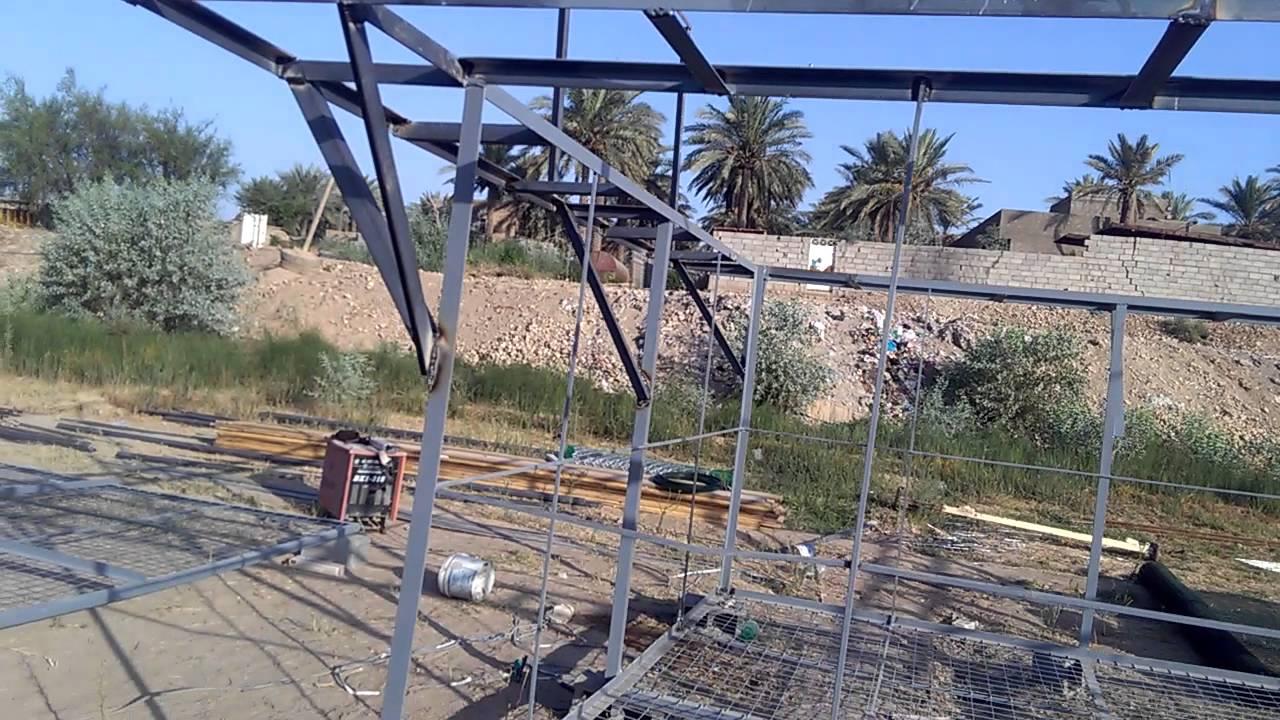 صنع اقفاص السمك من قبل ابو علي