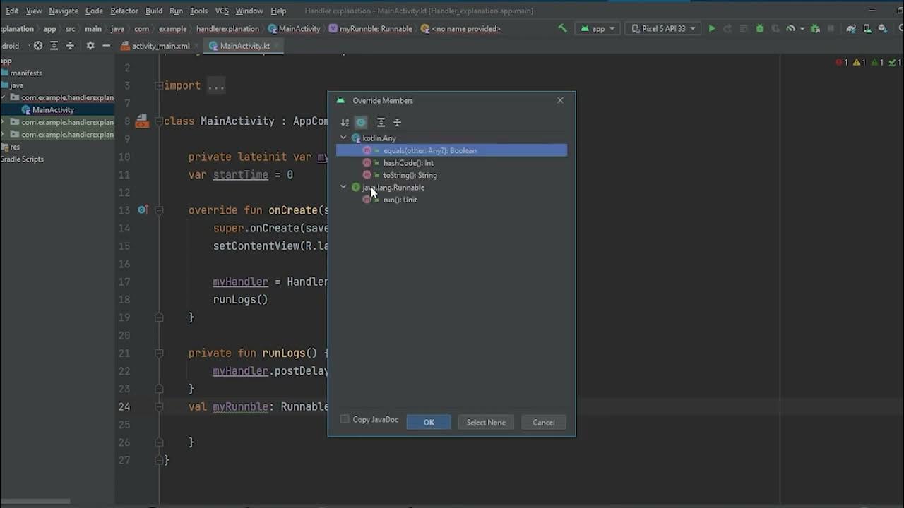 How class handler works Android, Kotlin - YouTube