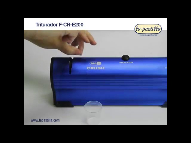 Triturador de pastillas eléctrico F-CR-E200 - www.ortoweb.com 