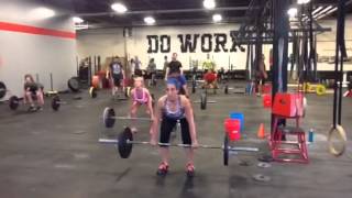 Hang Clean Pull + Pause Below Knee Clean #2