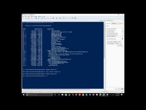 MS Windows PowerShell