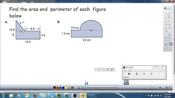 Area and Perimeter of Composite Shapes