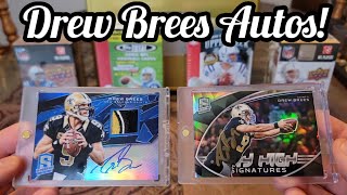 Drew Brees Autograph Card Collection!