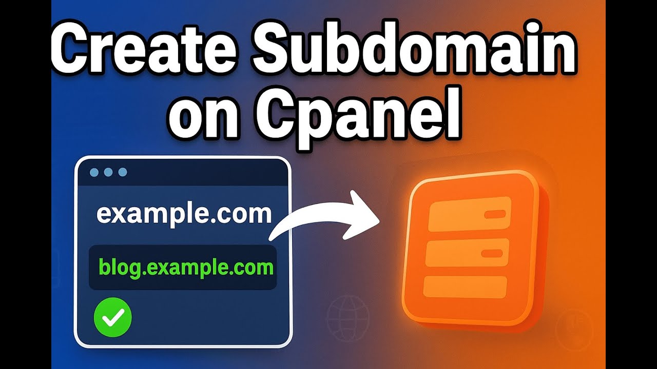 How to Create a Subdomain in cPanel Guide 2025 - YouTube