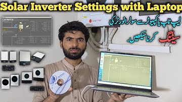 Learn Solar Inverter Complete Settings using Laptop or Computer | WatchPower | #solar #solarsettings