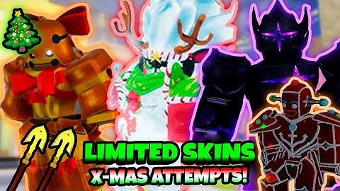 [YBA] Trying to get X-MAS LIMITED SKINS with INSANE ATTEMPTS...