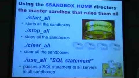 MySQL Sandbox by Giuseppe Maxia