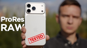 ProRes RAW Video vs Apple Log vs Stock Camera on iPhone 17 Pro Max