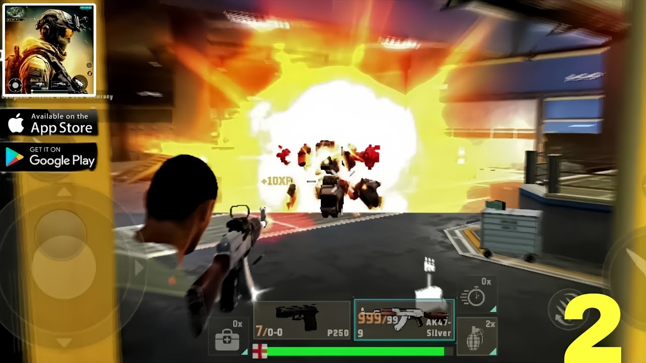 ATSS 2: Offline Shooting GamesWalkthrough Part 2 (iOS, Android) - YouTube