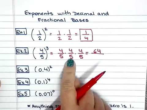 Exponents with Decimal