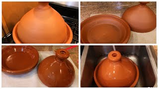 How To Cure and Season a Tagine / Seasoning Claypots