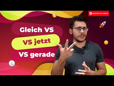 Gleich VS jetzt VS gerade — что когда употреблять | Deutsch mit Yehor