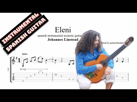 Johannes Linstead - Eleni TAB - instrumental acoustic guitar tabs (PDF + Guitar Pro)