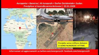 Antonov An-12: Se estrella en Sudan (15 pasajeros + tripulación muertos)