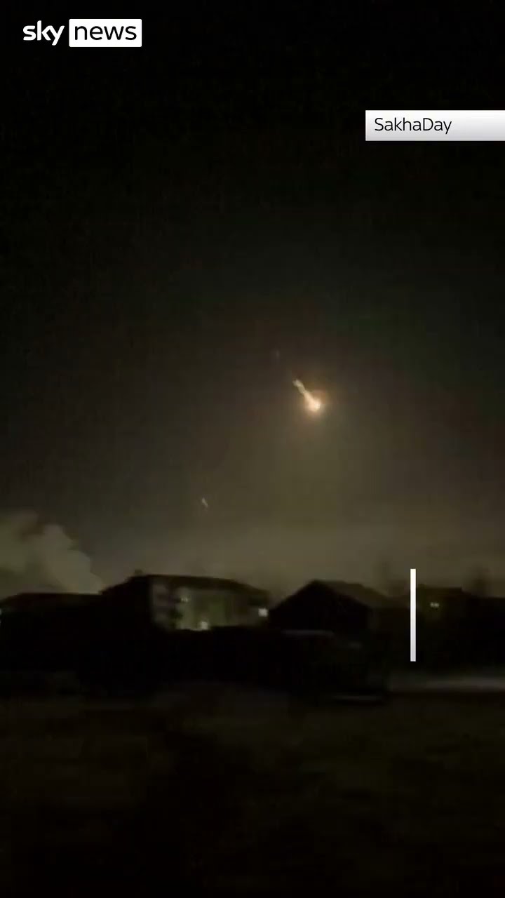 Asteroid lights up sky above Siberia