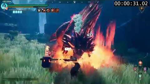 [ATHR] Dauntless 0.8.3 | Heroic Ragetail Hammer Solo | Combat Timer 34.57