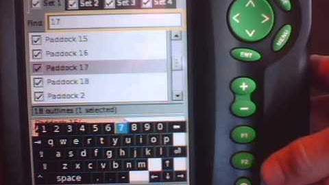 TracMap TM Pro - Outline menu functionality