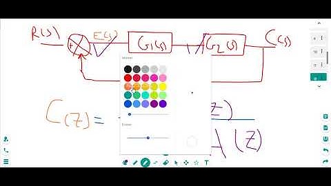 Solve Pulse Transfer Function in one step with Examples بالعربي