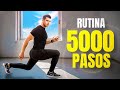 🔥 5000 PASOS SIN SALIR DE CASA - RUTINA para BAJAR DE PESO - EJERCICIOS de CARDIO - [Sergio Peinado]