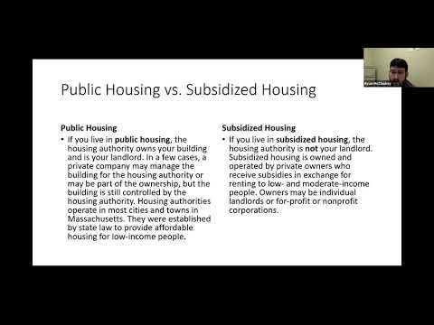 subsidized housing application