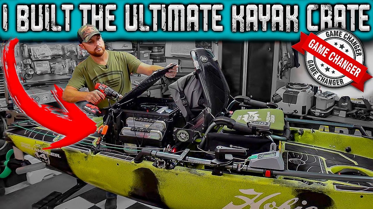 I FINALLY Built It‼ The BEST Kayak Crate EVER..! DIY Kayak Fishing Mods