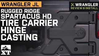 Jeep Wrangler JL Rugged Ridge Spartacus HD Tire Carrier Hinge Casting Review & Install