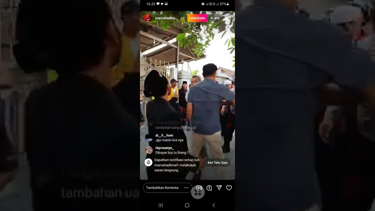 #live PESULAP MERAH (MARCEL RADHIVAL) DATANGI GUS SAMSUDIN (PADEPOKAN