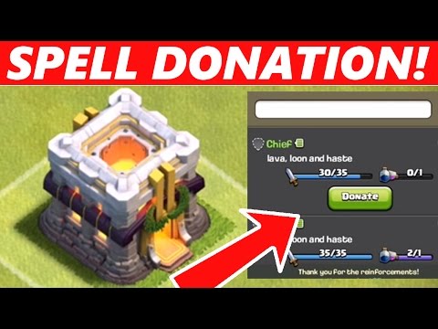 Clash Of Clans | NEW SPELL DONATIONS CONFIRMED!! : NEW WINTER UPDATE 2015!