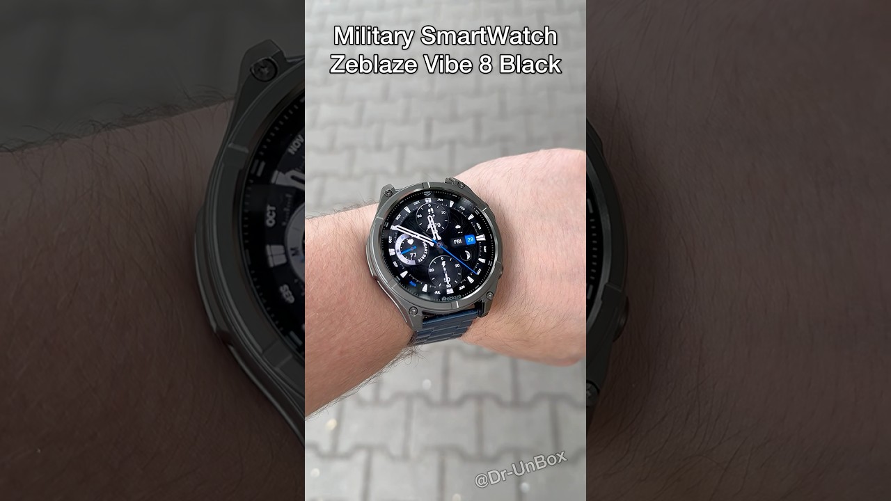 Military Sport Smartwatch Zeblaze Vibe 8 Black🔥 