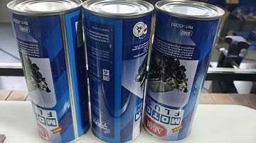 #Automatic double head lubricating #oil tin can sealing machine, Dual head #motor oil can #crimper